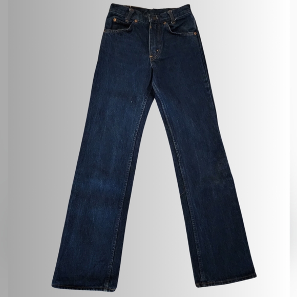 Vintage x 60s “made in Canada” Levi 50729-0217 Dark Blue Jean - Picture 5 of 11